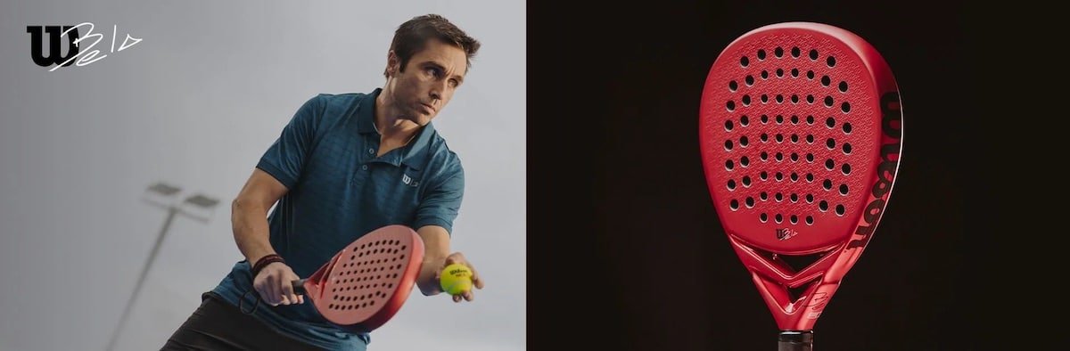 O número 5 do mundo, FERNANDO "BELA" BELASTEGUÍN, joga com raquetes de padel Wilson e até tem a sua própria série.