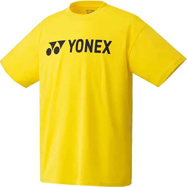 T-shirt amarela Yonex para homem