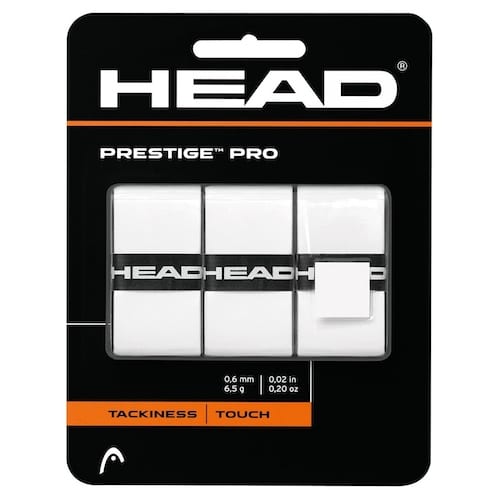 Head Prestige Pro, elevada pegajosidade e sobregrip táctil. Fonte da imagem: TennisPro.