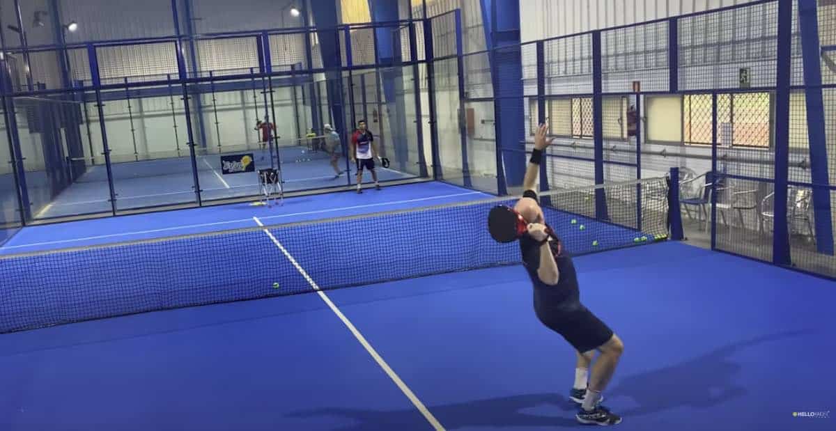 The Padel Kick Smash, a lethal weapon to winning a point in padel.