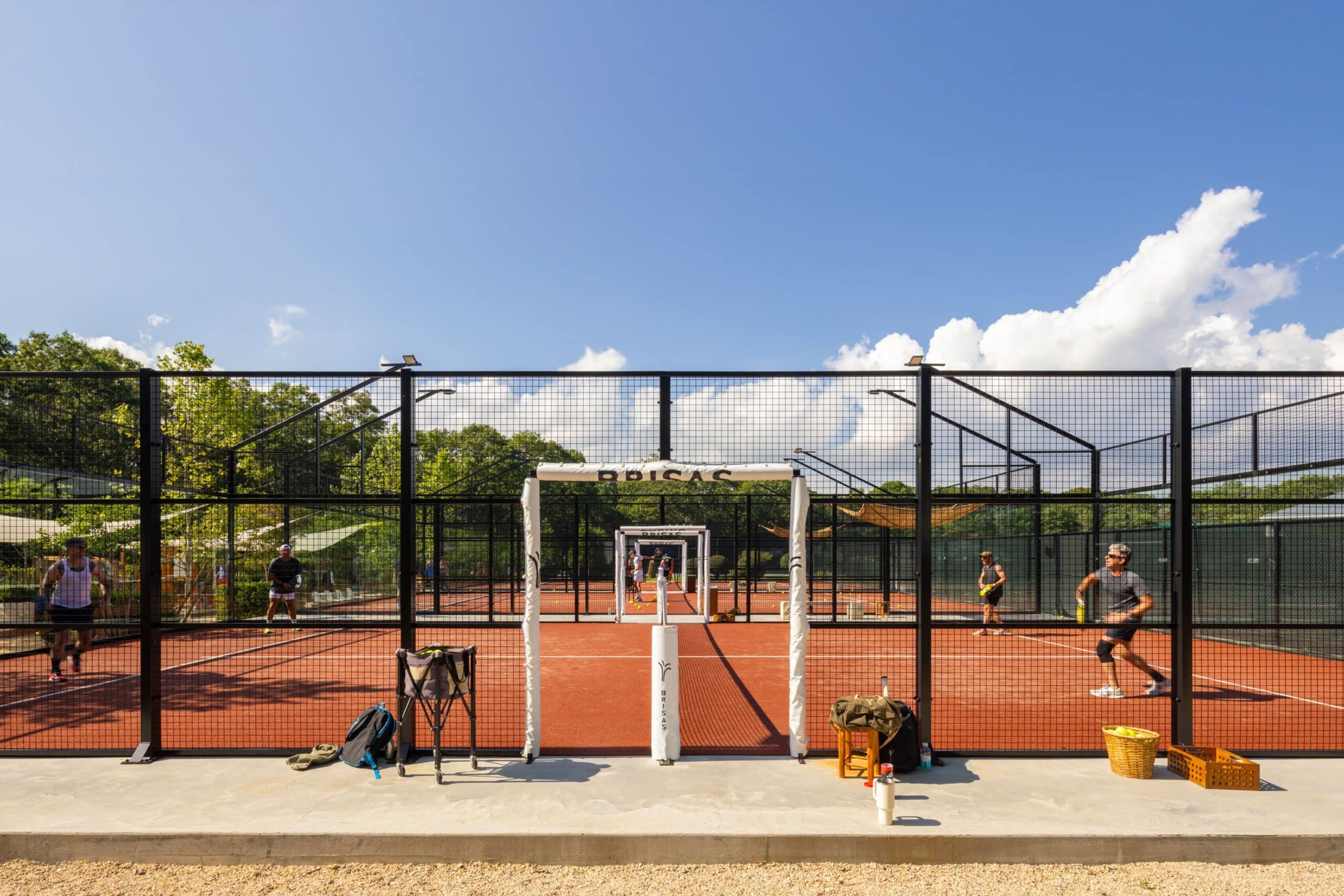 Padel courts at Brisas East Hampton in East Hampton, NY