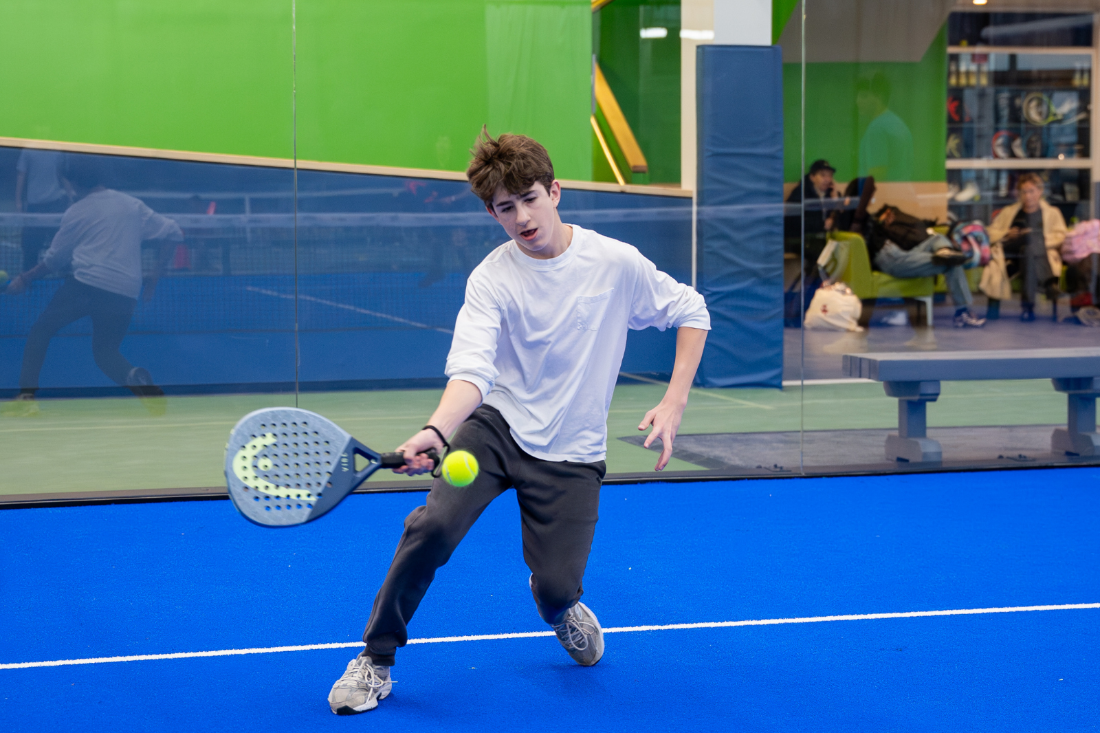 Padel courts at SPORTIME Randall's Island in New York, NY
