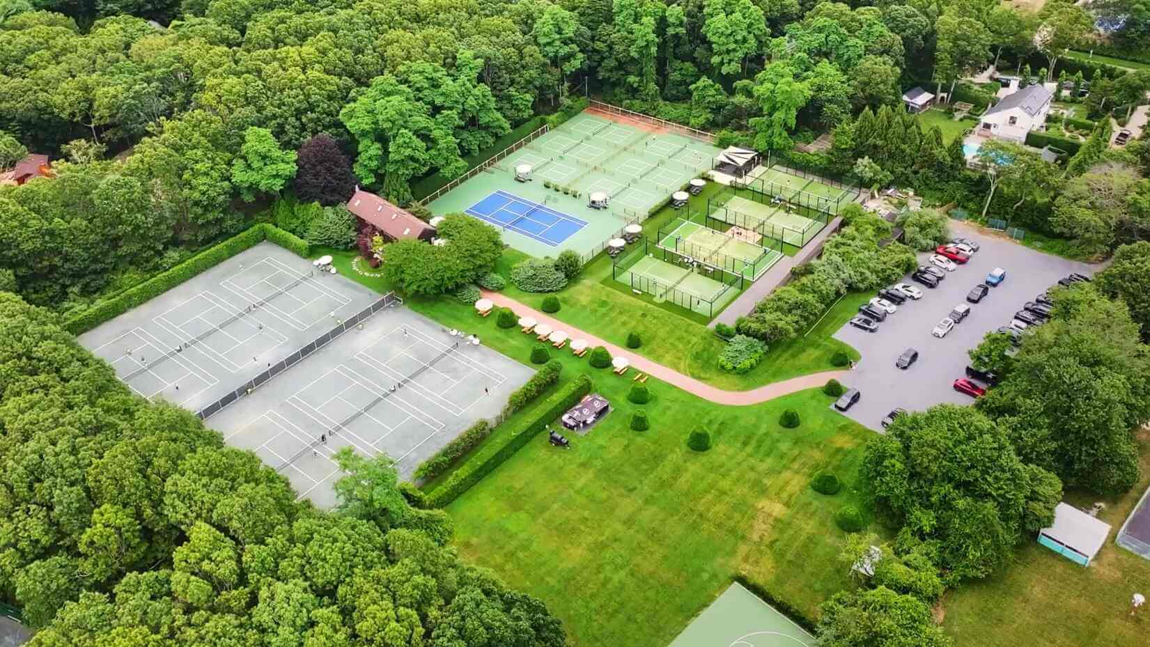 Padel courts at The Racquet Lounge | Southampton in Southampton, NY