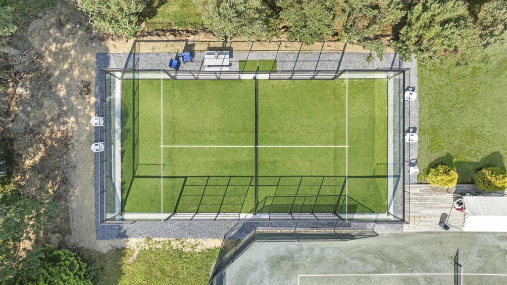 Padel courts at Westhampton Beach Tennis & Sport in Westhampton Beach, NY