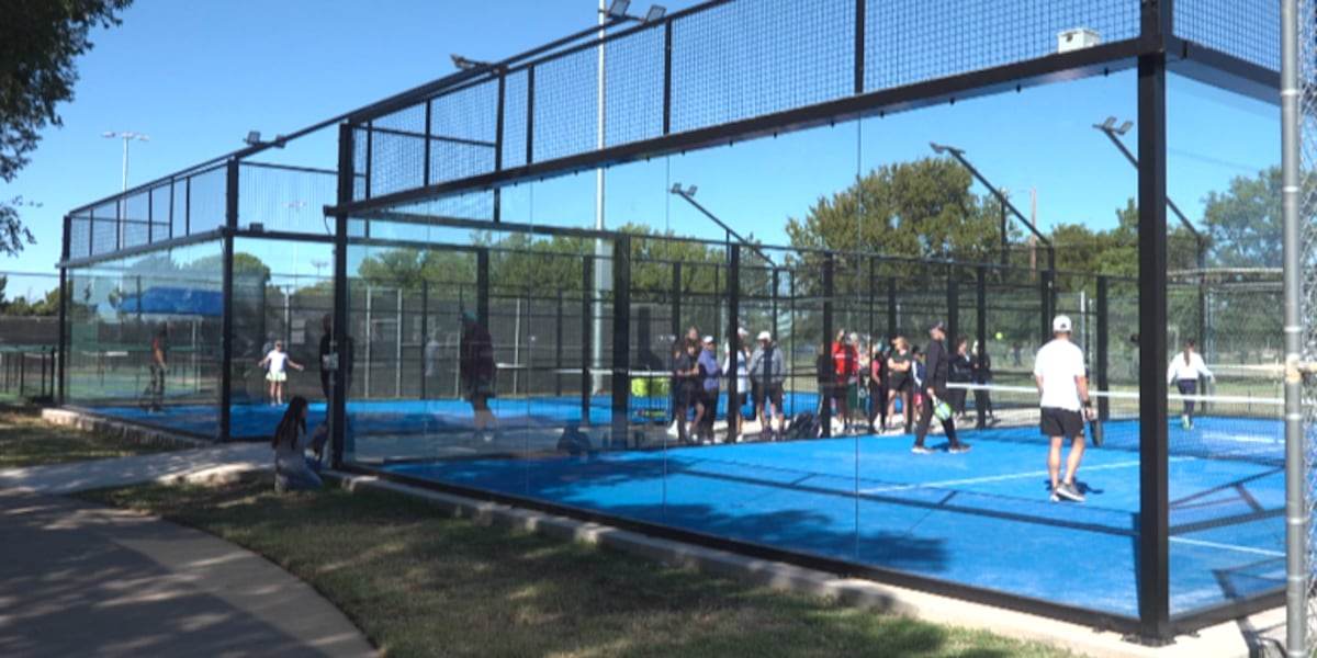 Padel courts at Amarillo National Tennis Center in Amarillo, TX