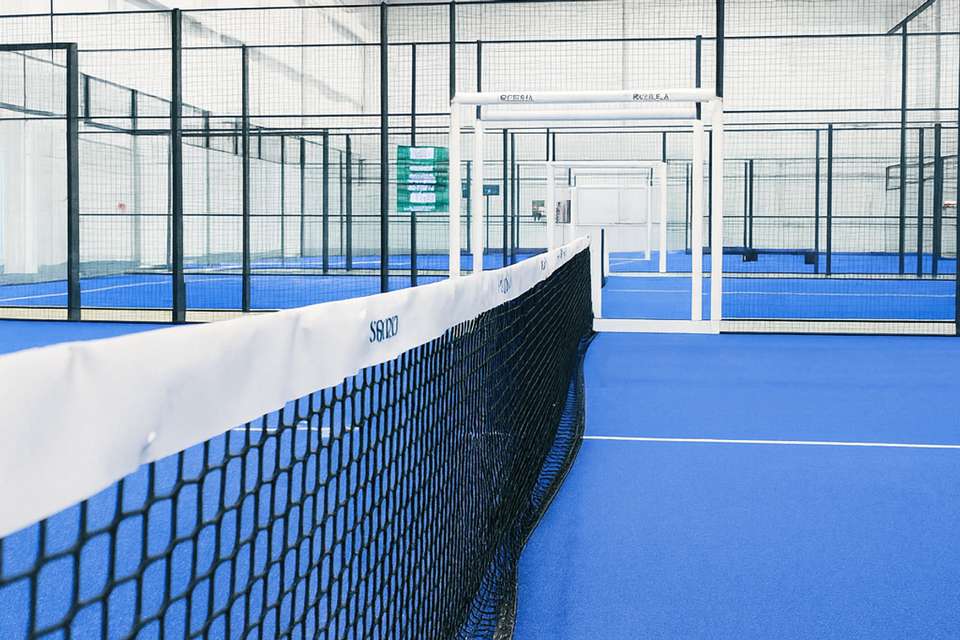 Padel courts at Bosse Sports (formerly Sensa Padel) in Boston, MA
