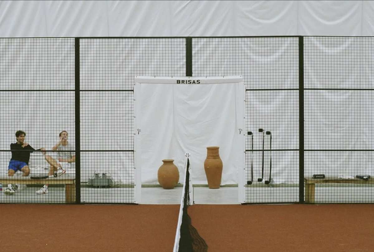 Padel courts at Brisas at Cityview in Queens, NY