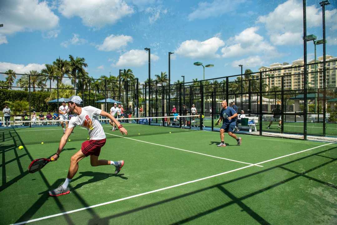 Padel courts at Cliff Drysdale Tennis - The Ritz-Carlton Key Biscayne in Key Biscayne, FL