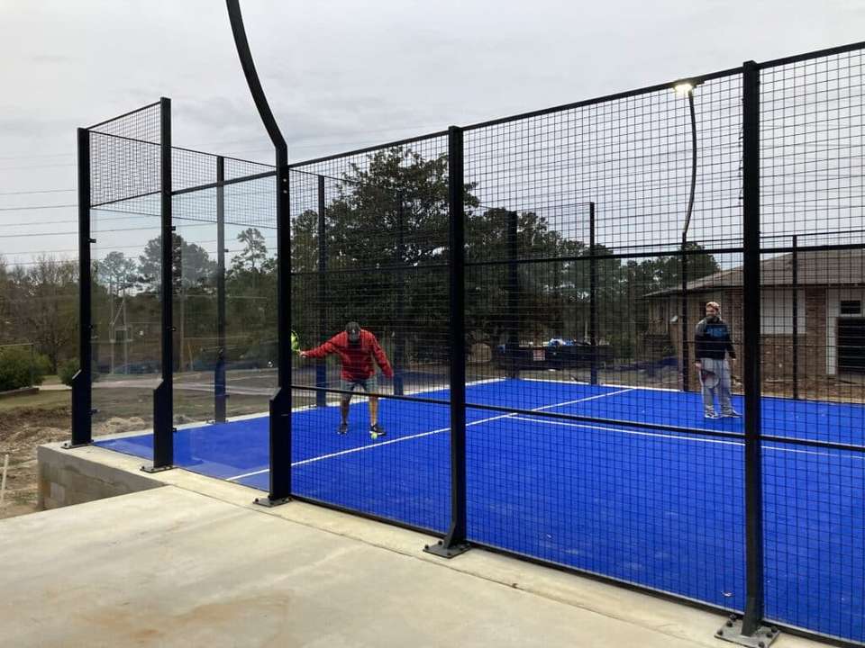 Padel courts at Columbia Racquet Club in Columbia, SC