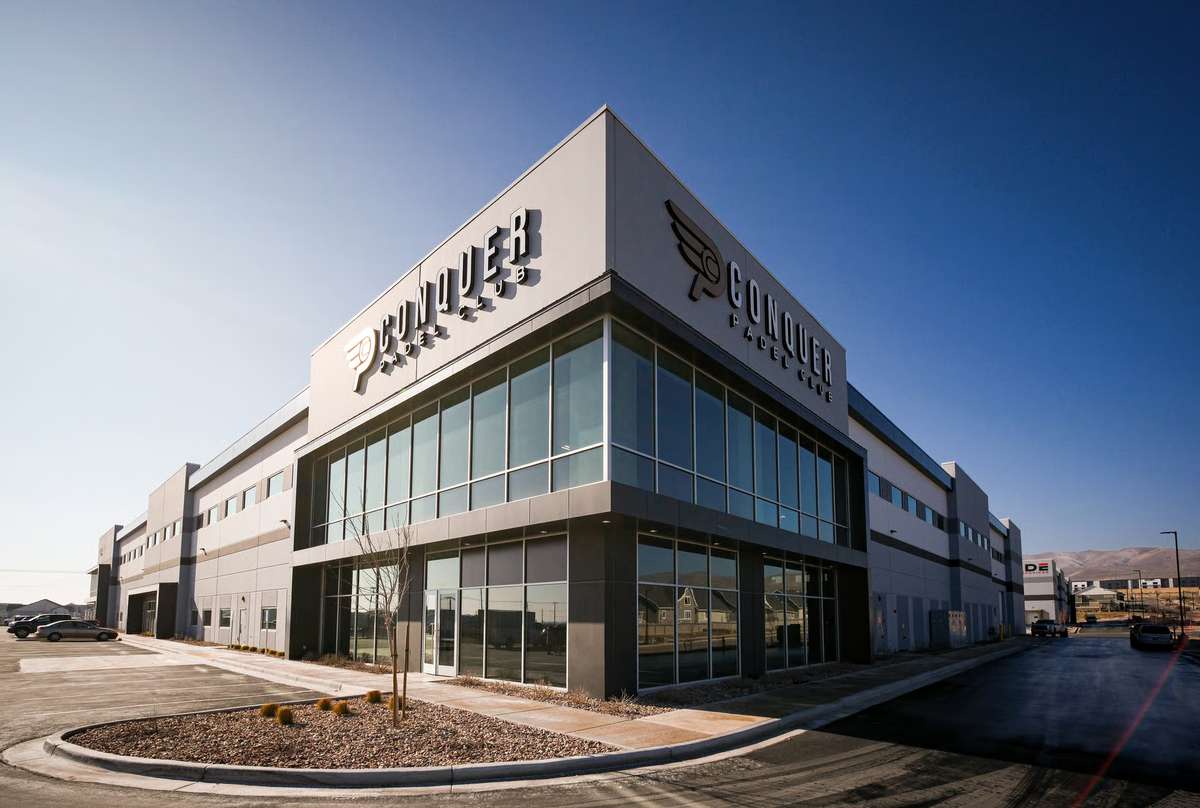 Padel courts at Conquer Padel Orlando in Orlando, FL