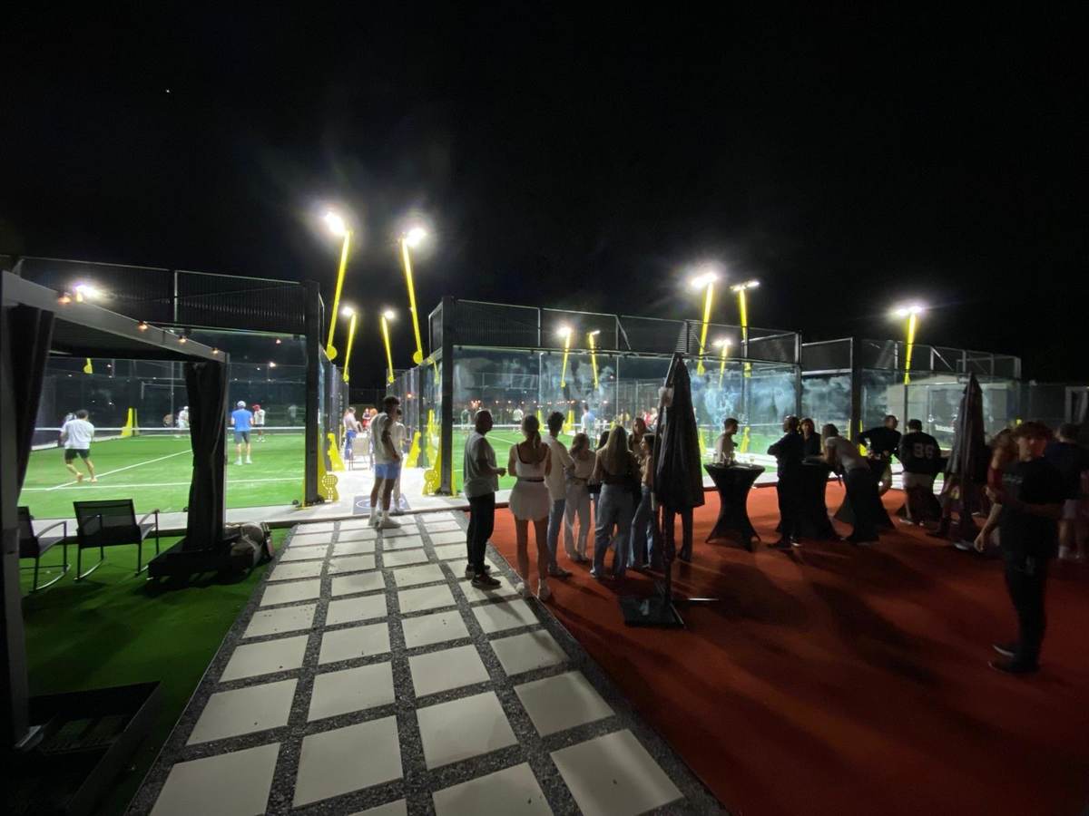 Padel courts at LEGIO GP PADEL WORLD in Boca Raton, FL