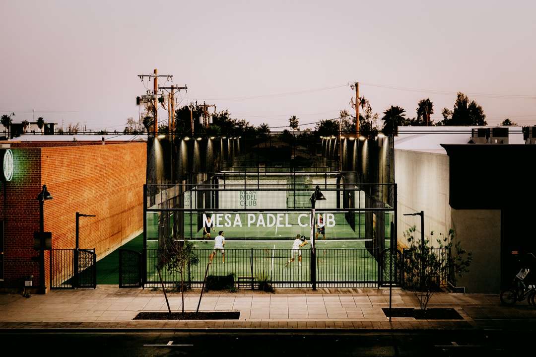 Padel courts at Mesa Padel Club in Mesa, AZ