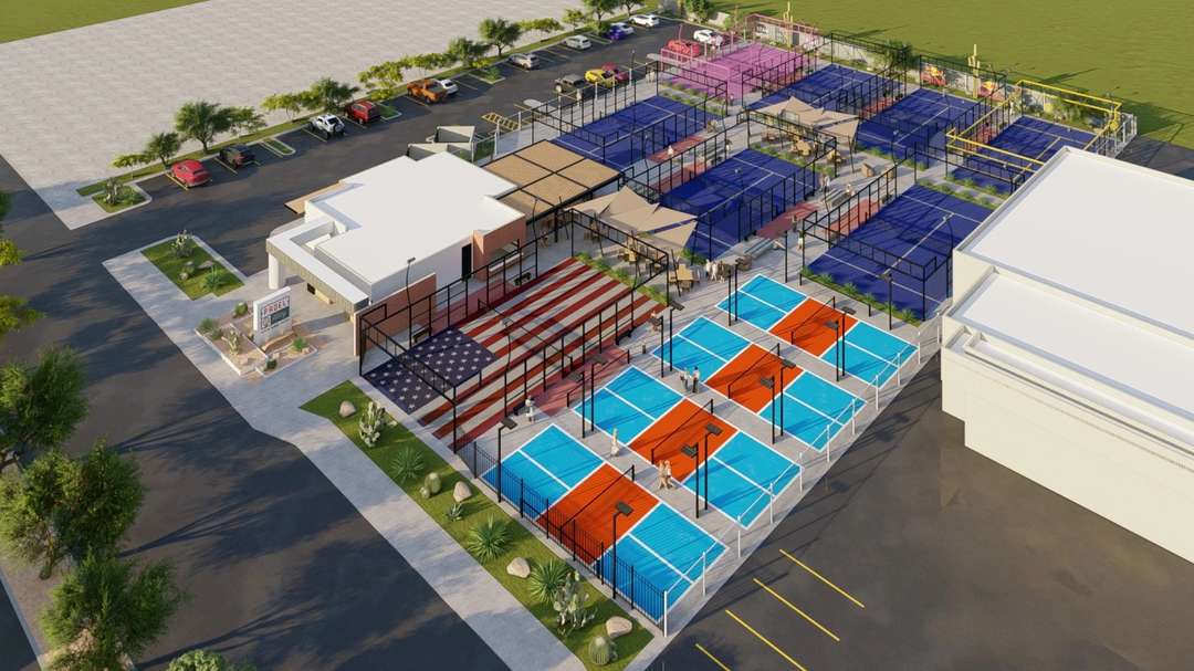 Padel courts at Padel Alley in Tucson, AZ