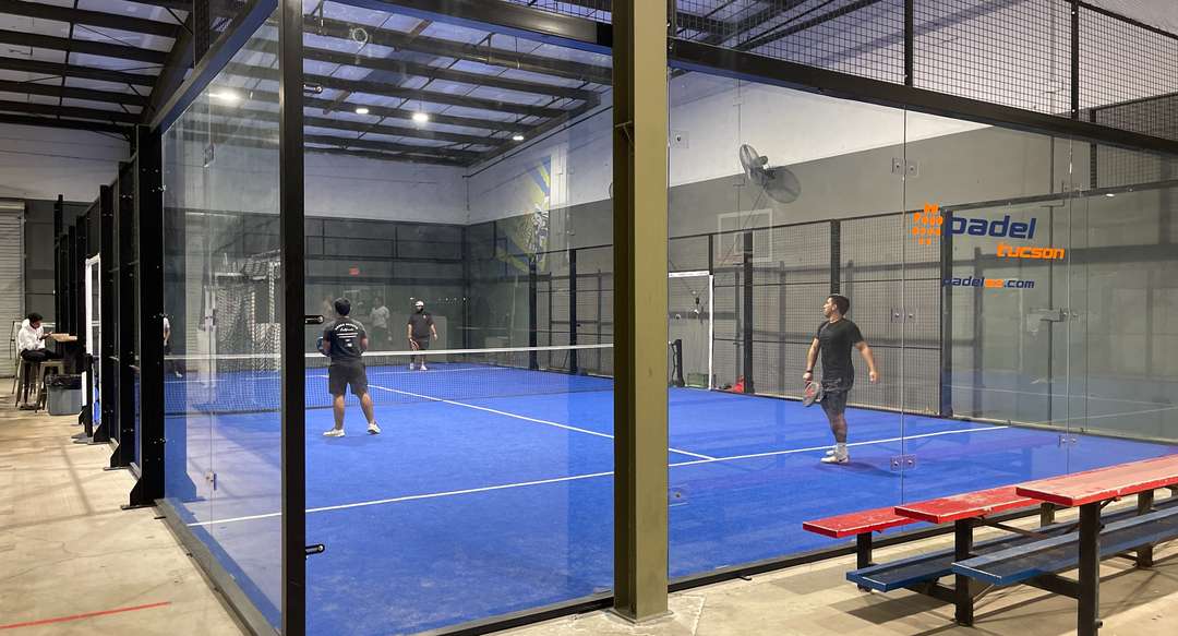 Padel courts at Padel AZ in Tucson, AZ