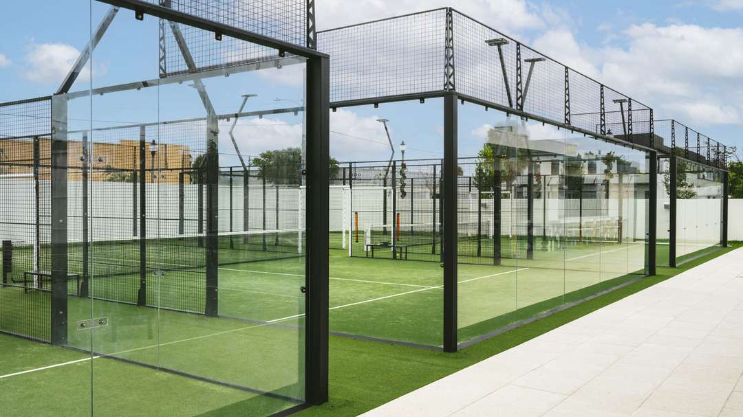 Padel courts at Padel Club Palm Beach in West Palm Beach, FL
