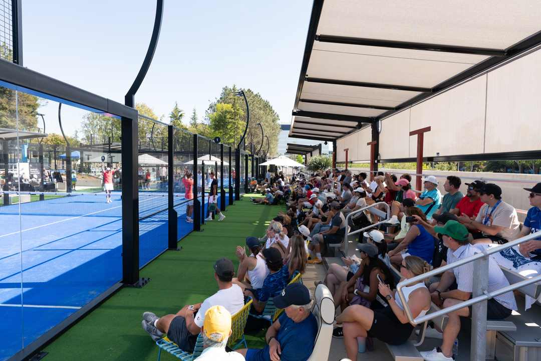 Padel courts at Padel N9NE in San Diego, CA