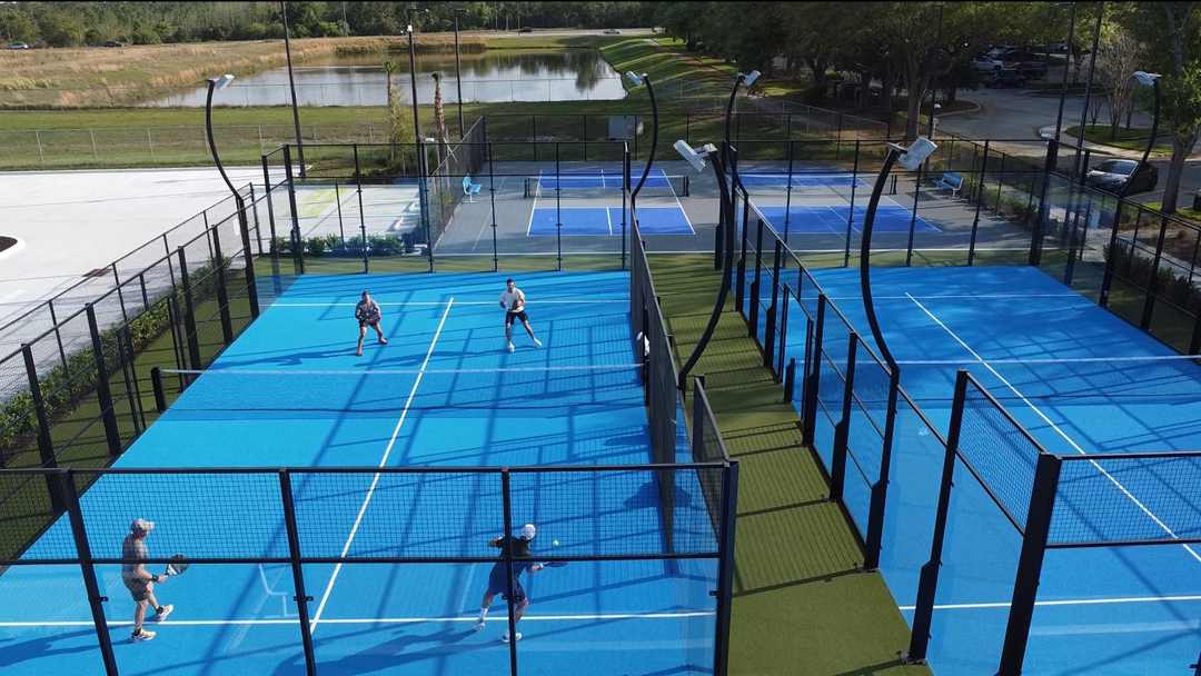 Padel courts at Padel In Orlando (@ Caribe Royale) in Orlando, FL