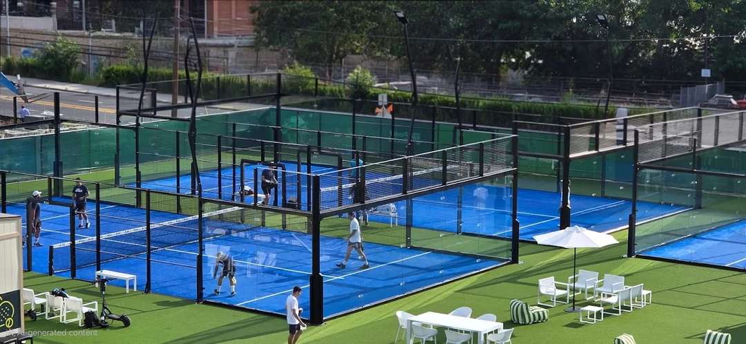 Padel courts at Padel Social in Bethesda, MD