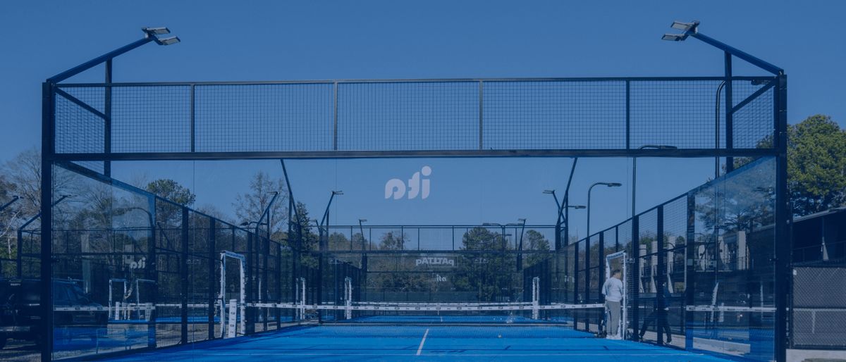 Padel courts at PATL in Atlanta, GA