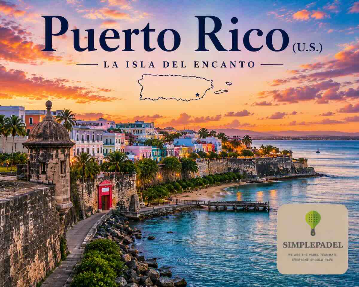 Padel courts in Puerto Rico with players in action