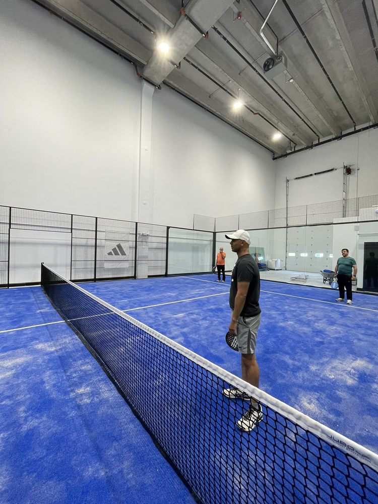 Padel courts at And Padel in Oakland, NJ