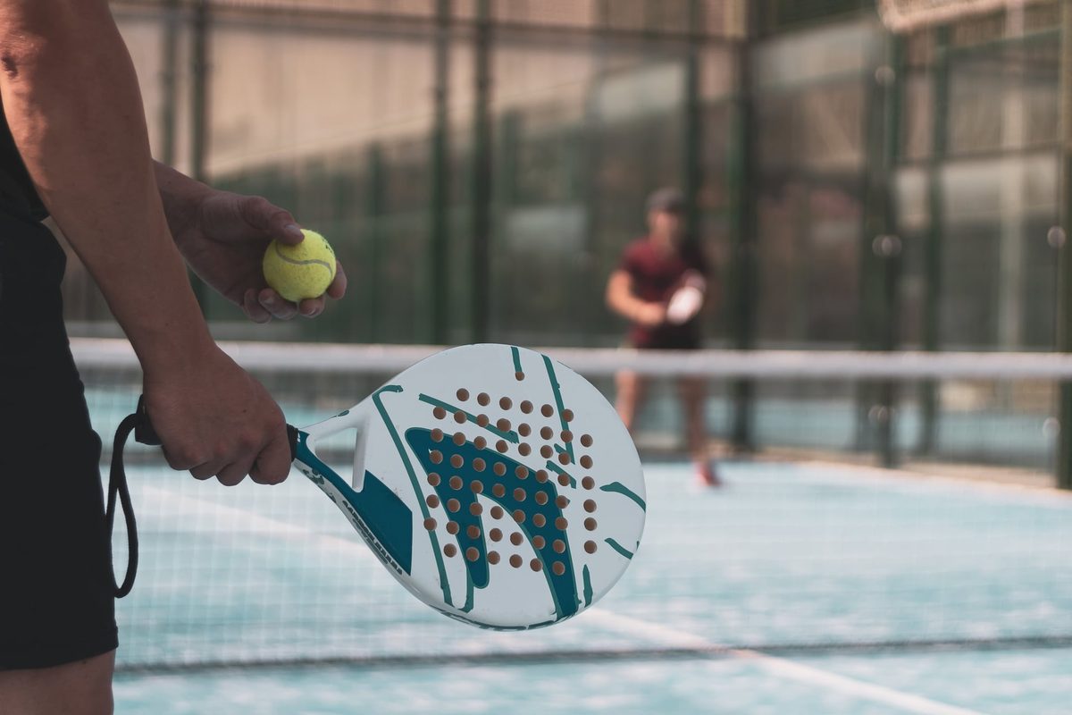 Padel courts at Slice Padel in San Antonio, TX