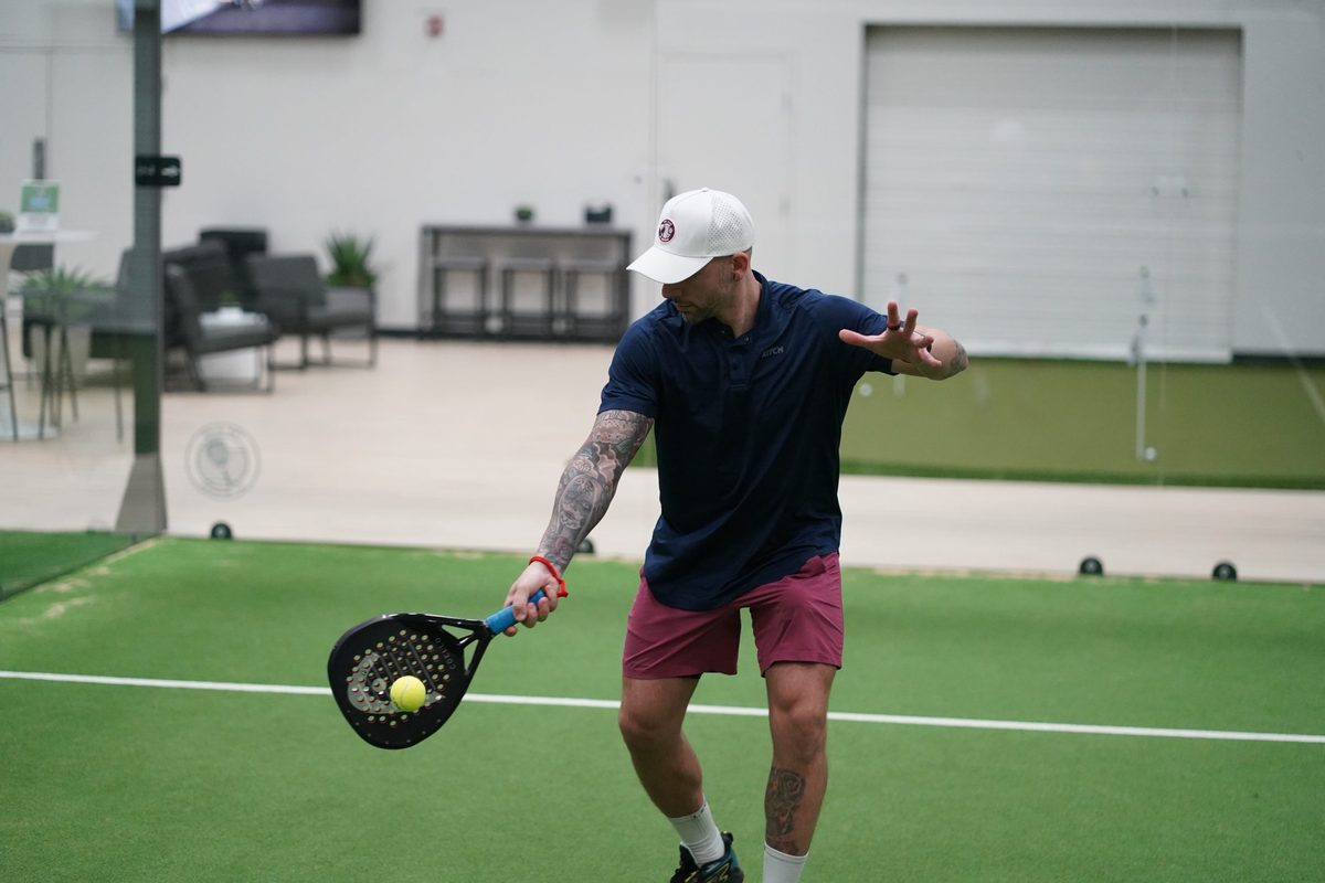 Padel courts at The Club at Monroe in Monroe Township, NJ