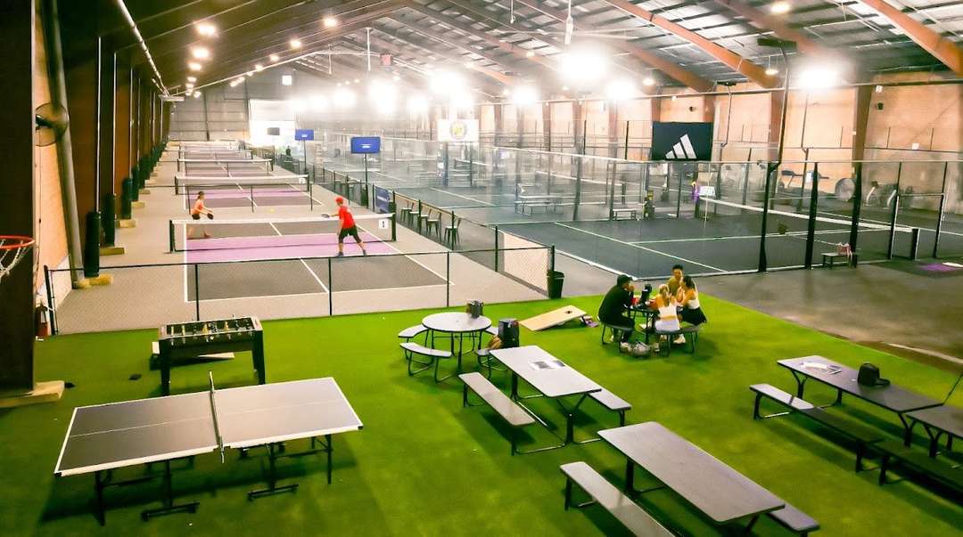 Padel courts at The King of Padel in San Antonio, TX