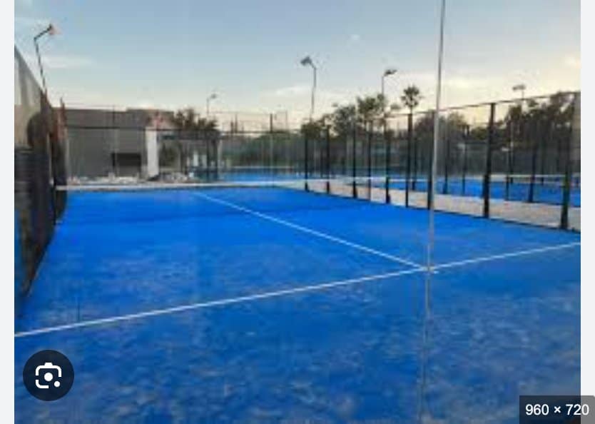 Padel courts at The ONE Padel Club in Eagle Pass, TX