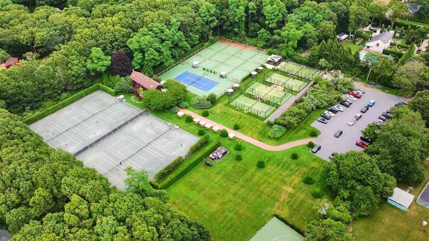 Padel courts at The Racquet Lounge | Southampton in Southampton, NY