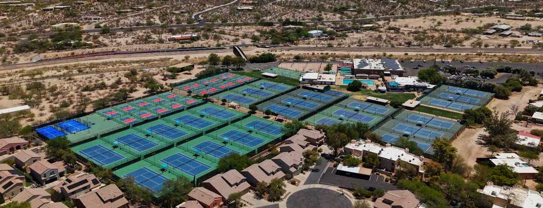 Padel courts at Tucson Racquet & Fitness Club in Tucson, AZ