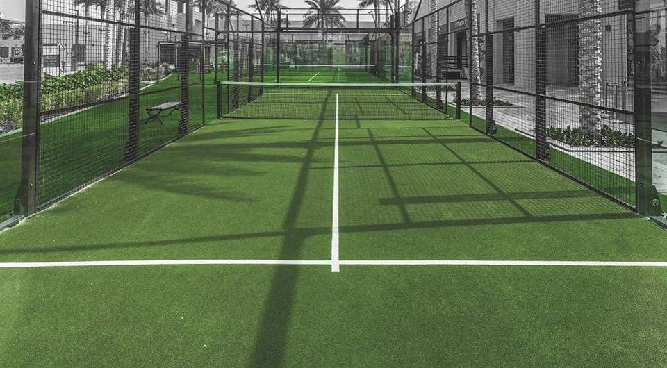 Padel courts at U-Padel Club in San Antonio, TX