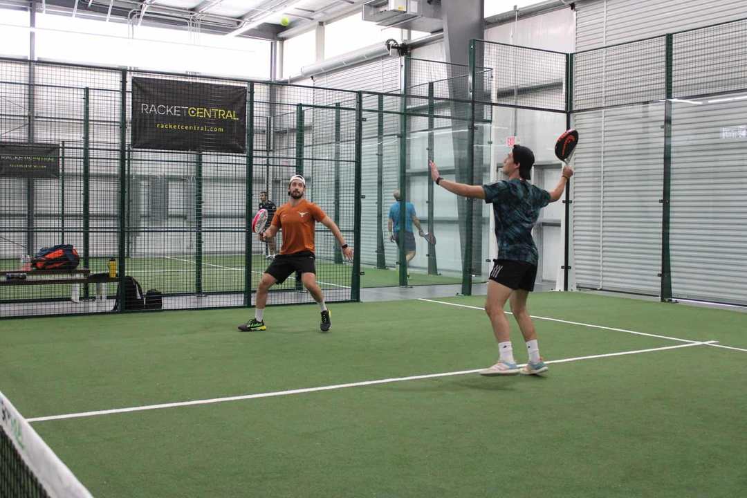 Padel courts at U-Padel Woodlands in Magnolia, TX