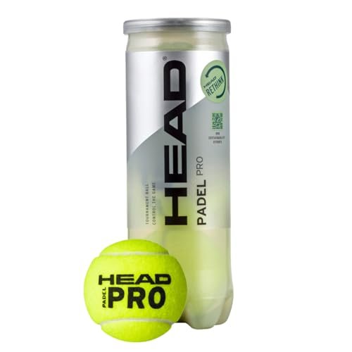 HEAD Padel Pro Tri-Pack (9 balls) padel racket