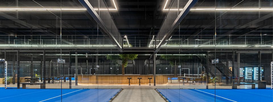 Padel courts at Padel Haus Nashville in Nashville, TN