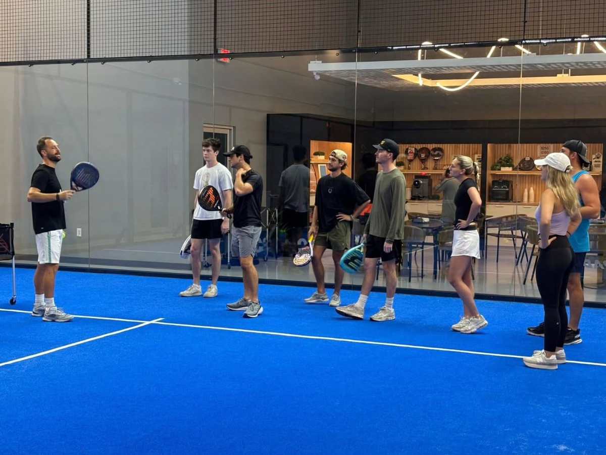 Padel courts at Piedmont Driving Club in Atlanta, GA