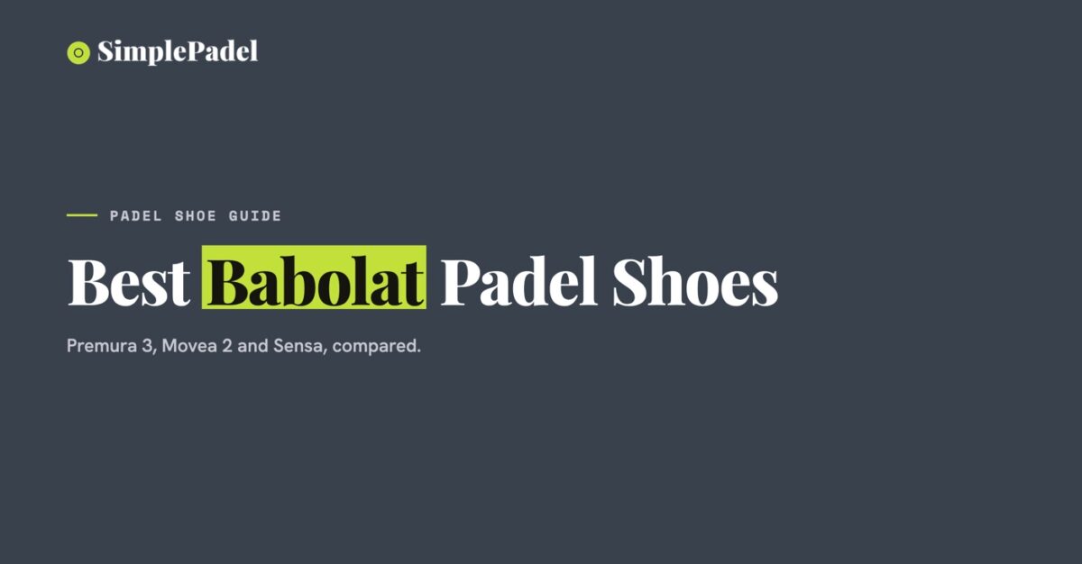 Best Babolat padel shoes guide banner