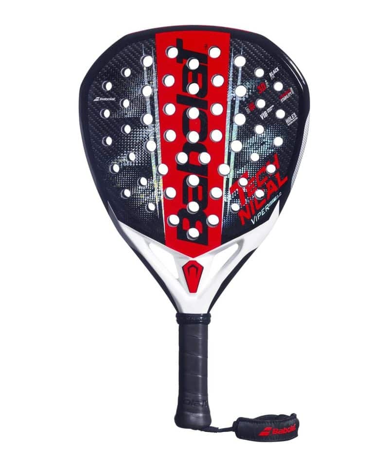 Babolat Technical Viper Soft 3.0 padel racket, red and black diamond face
