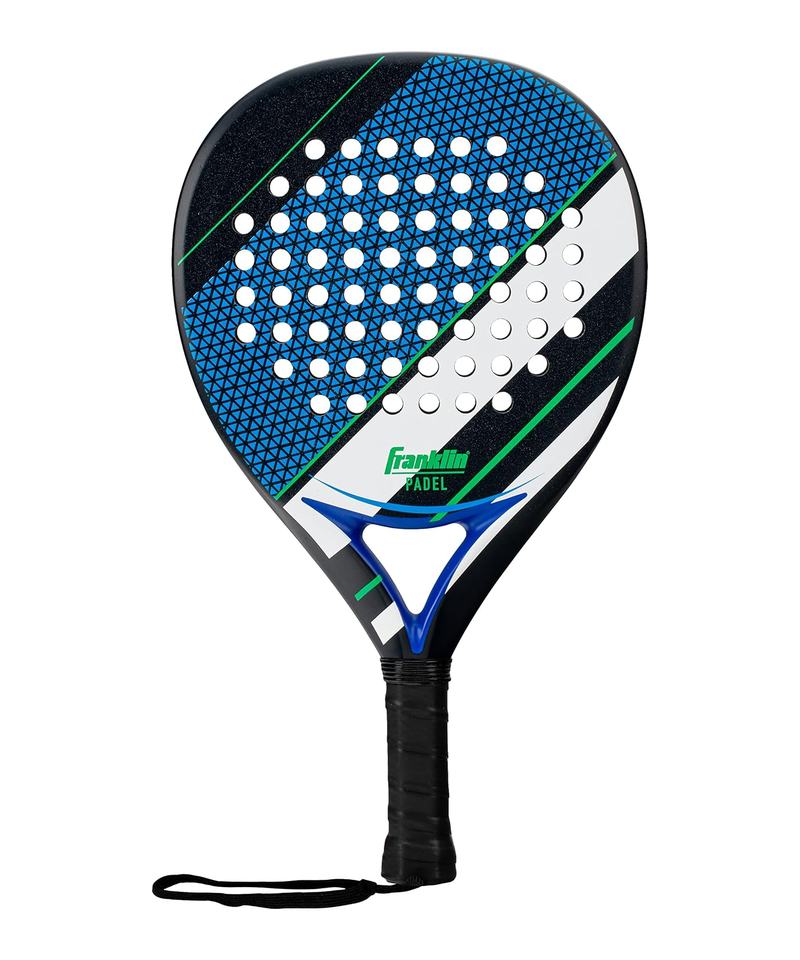 Franklin Aurora padel racket, blue and black diamond frame