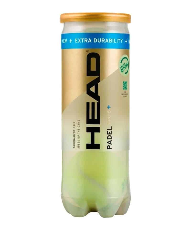 HEAD Padel Pro S+ padel balls, 3-ball can