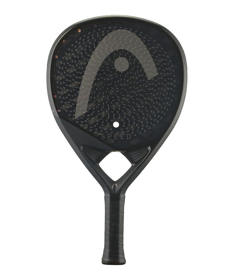 Head Speed One X padel racket, black teardrop face