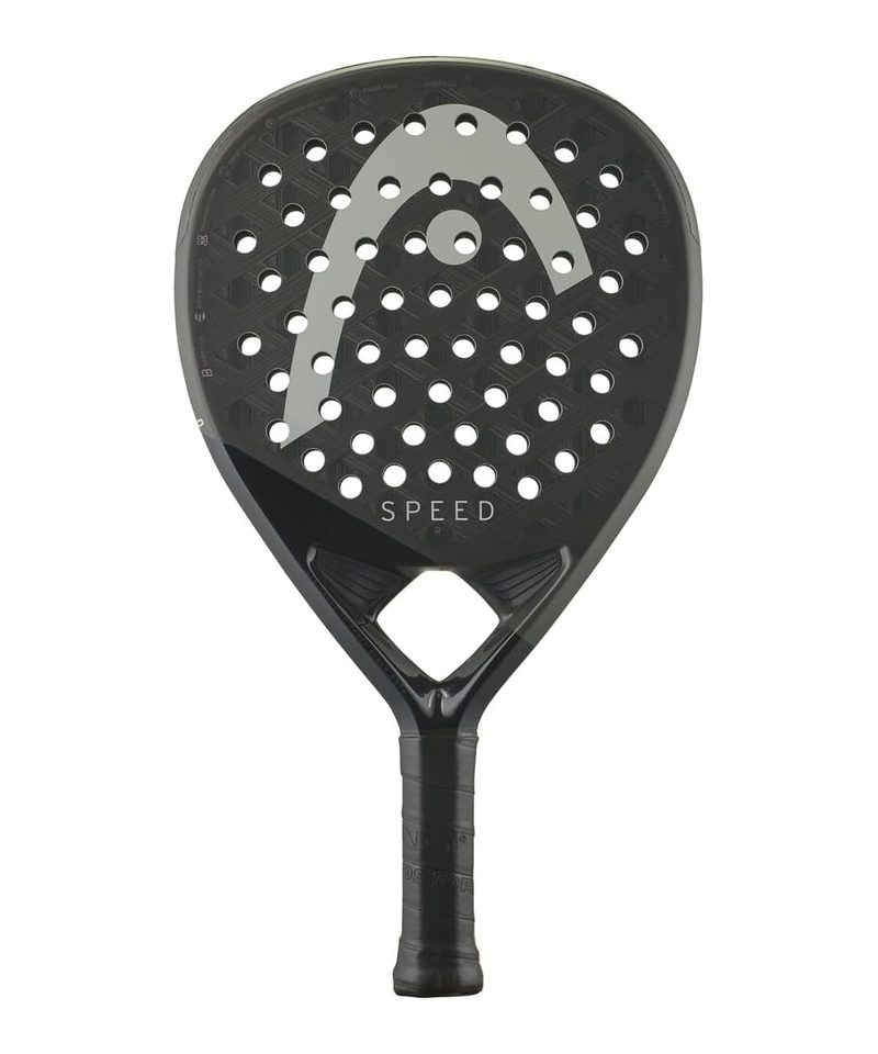 Head Speed Pro padel racket, black teardrop frame