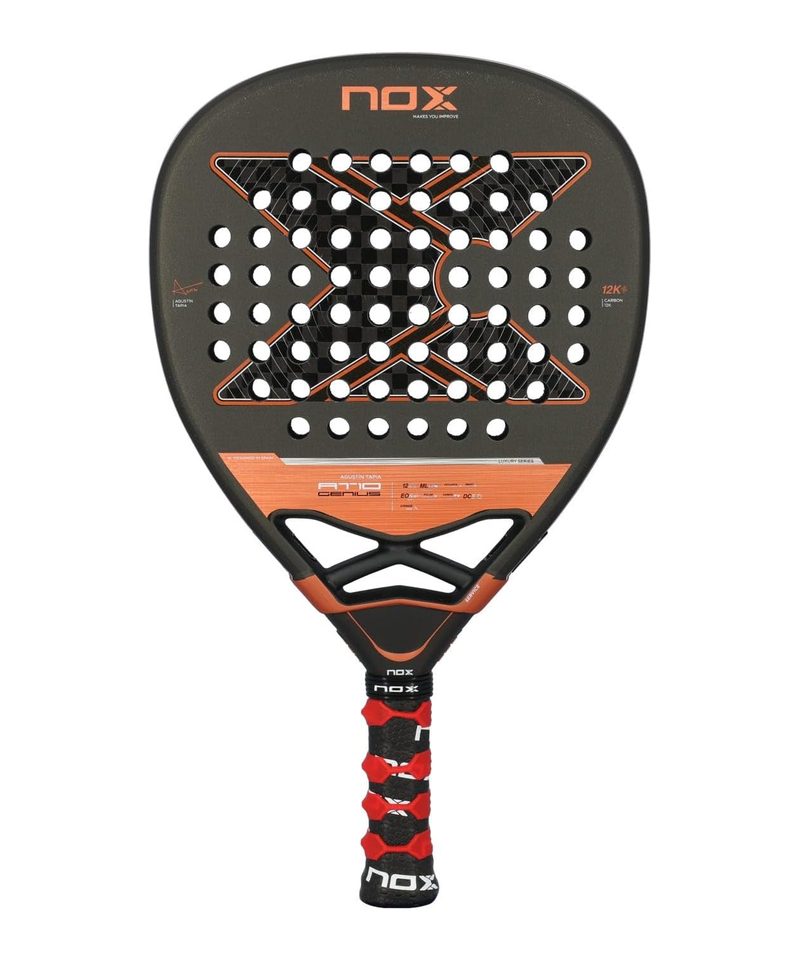 Nox AT10 Genius Attack 12K padel racket by Agustin Tapia