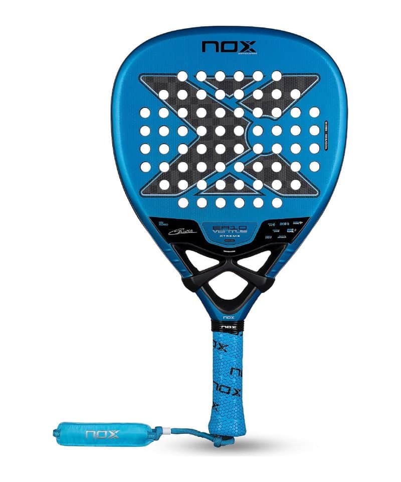 Nox EA10 Ventus Attack 12K Xtrem padel racket by Edu Alonso, blue diamond face