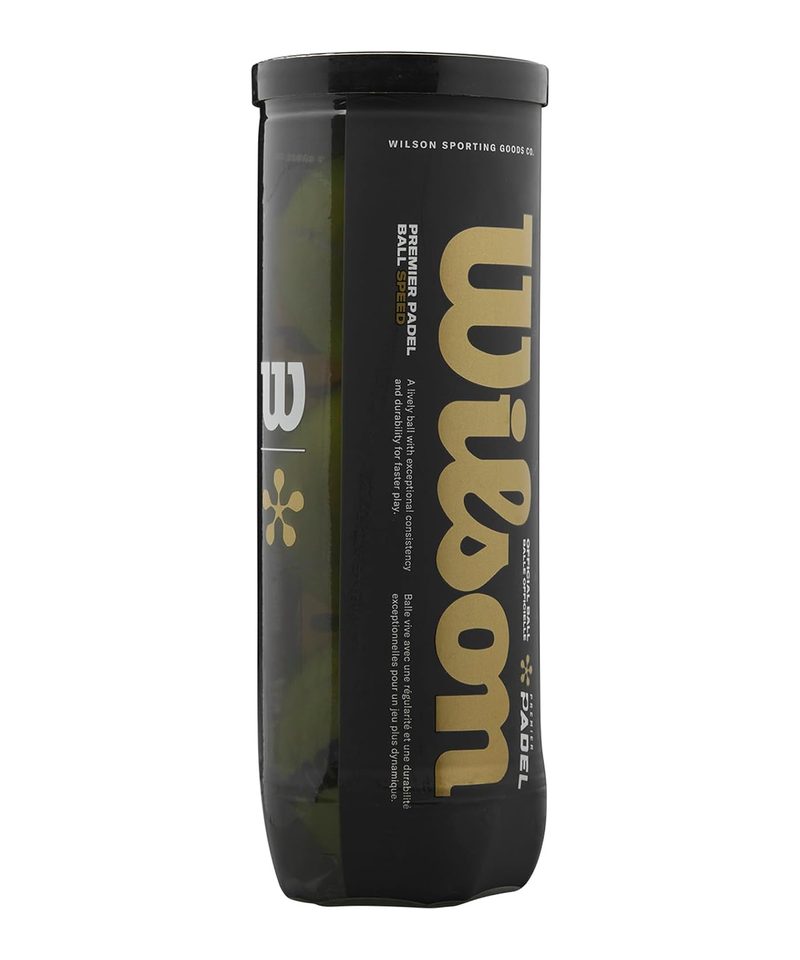 Wilson Premier Padel Speed ball tube of three padel balls